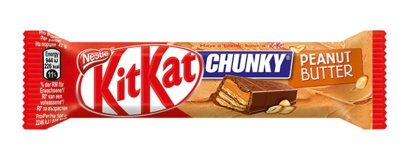 KitKat Chunky Peanut Butter Milk Chocolate Bar 42g