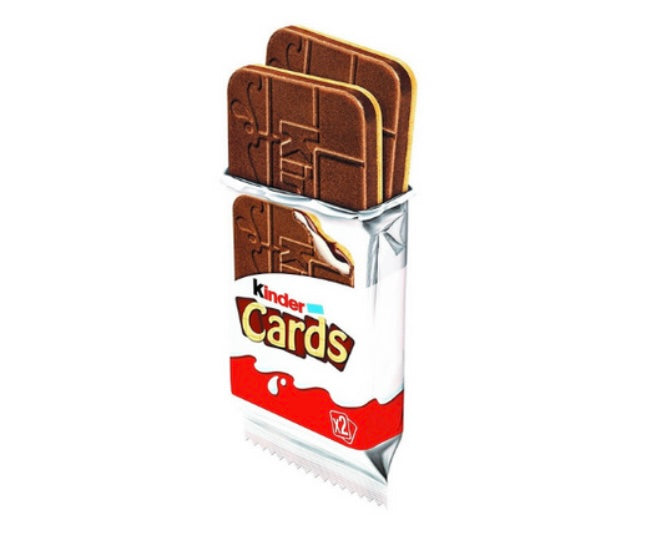 Kinder-card biscuit