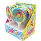 Crazy Candy Factory Rainbow Swirl Round Lollipops 80g