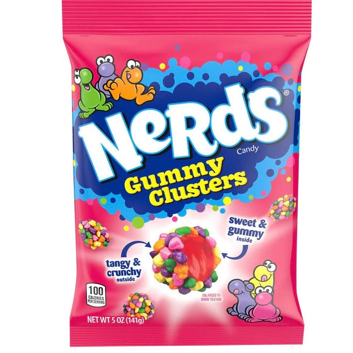 Nerds Gummy Clusters Peg Bag 142g