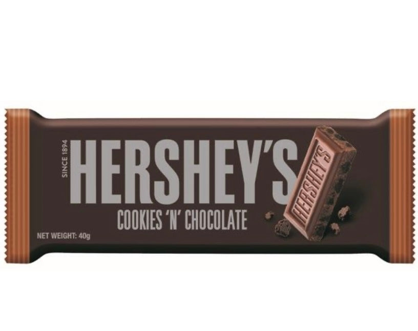 Hershey's Cookies & Chocolate Bar 40g