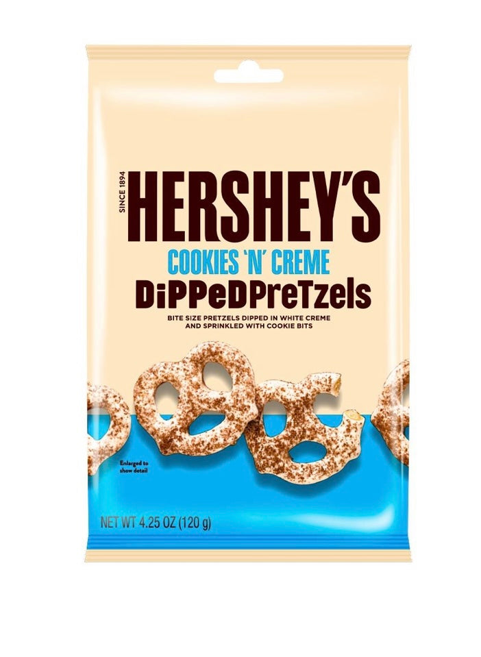 Hershey's Cookies 'N' Creme Dipped Pretzels 120g