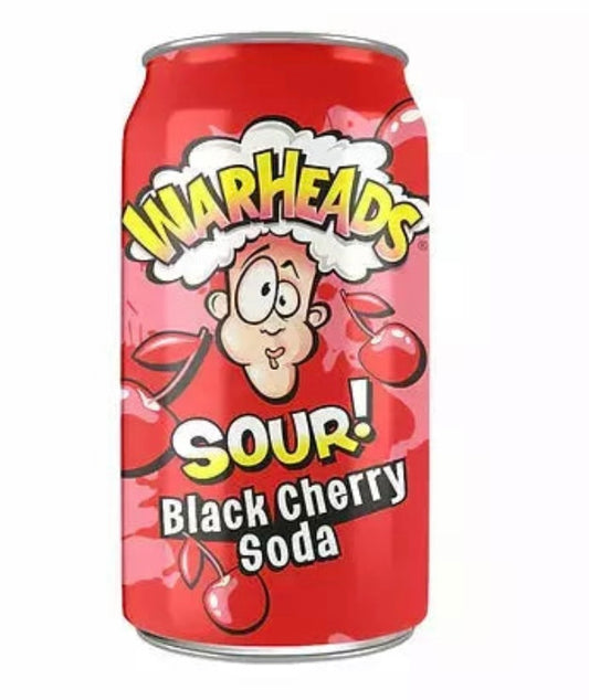 Warheads Sour Black Cherry Soda 330ml