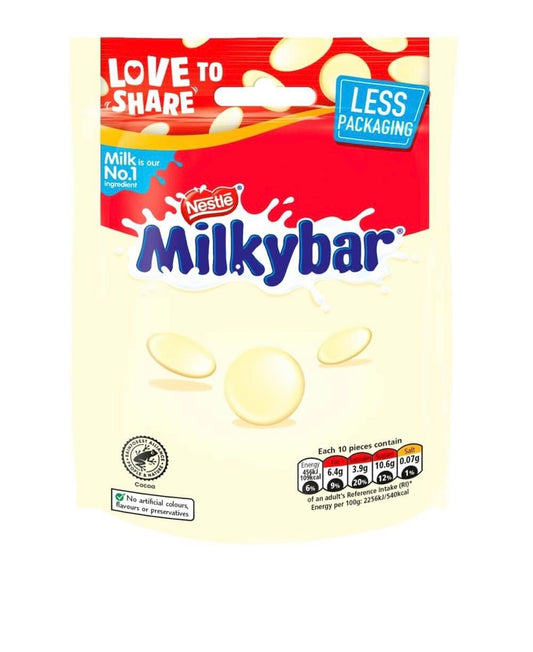 Milkybar White Chocolate Giant Buttons Sharing Bag 94g